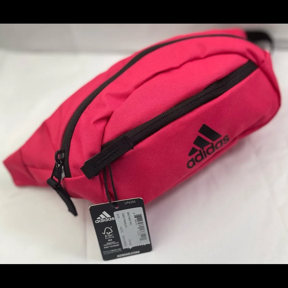Adidas waist sport bag Pink /Black - Picture 2 of 12
